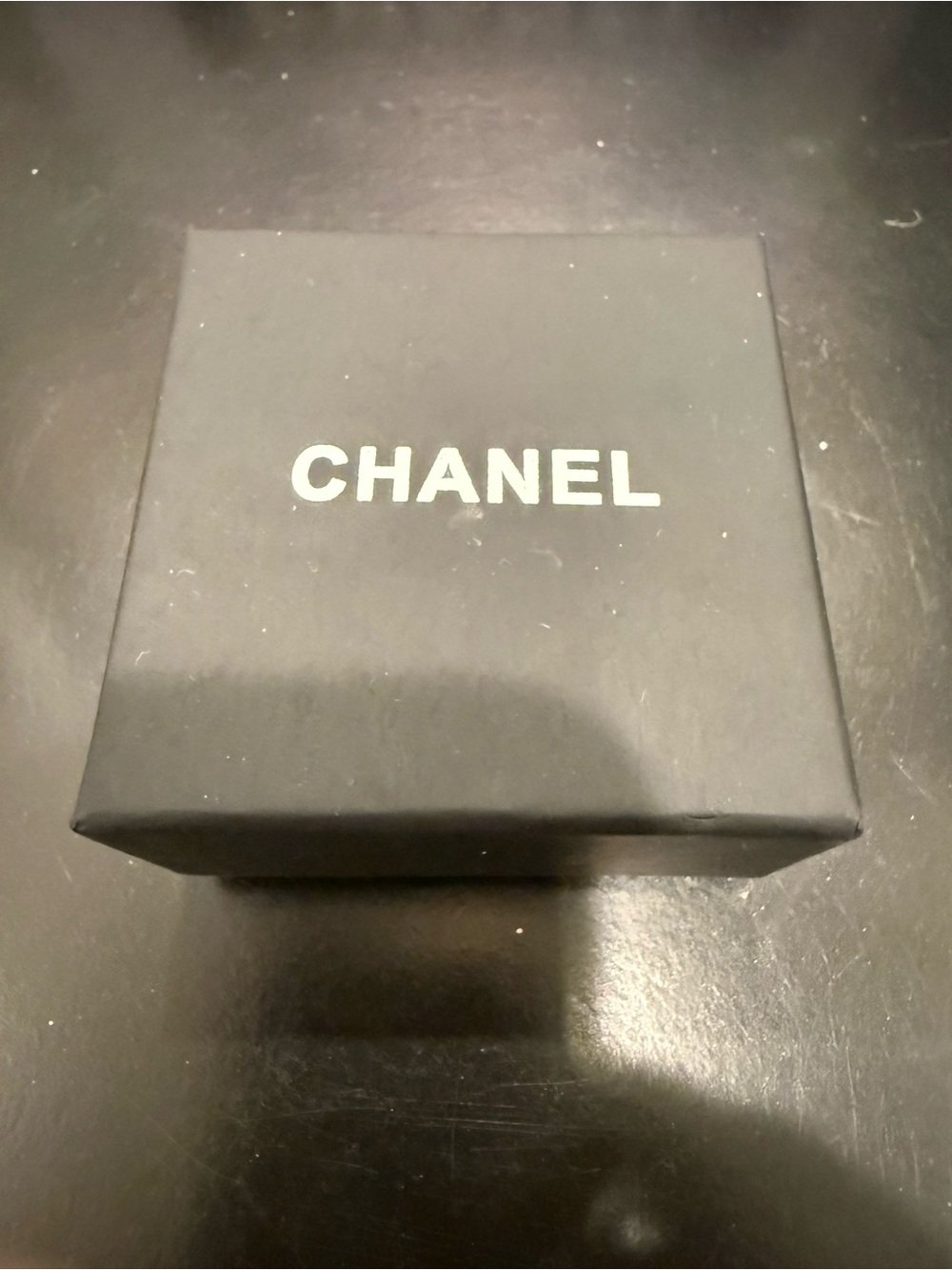 CHANEL Silver-Tone Crystal CC Logo Earrings with Pearl Drops - Picture 6 of 6